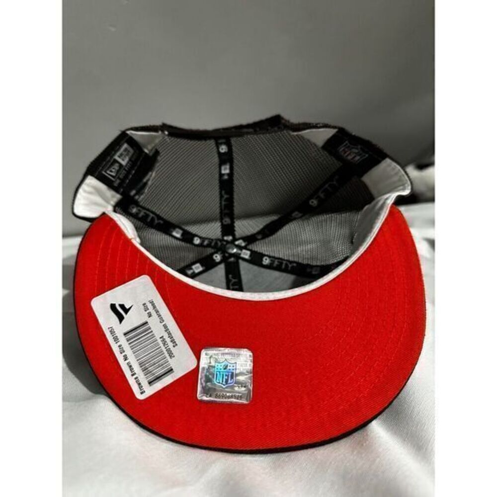 Cleveland Browns Men's Squared Low Profile Trucker Adjustable Hat New Era - Picture 5 of 5